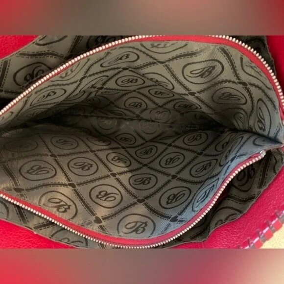 BRIGHTON FERRARA COLLECTION GABRIELLA RED MEDALLION TOTE PURSE - Picture 11 of 14